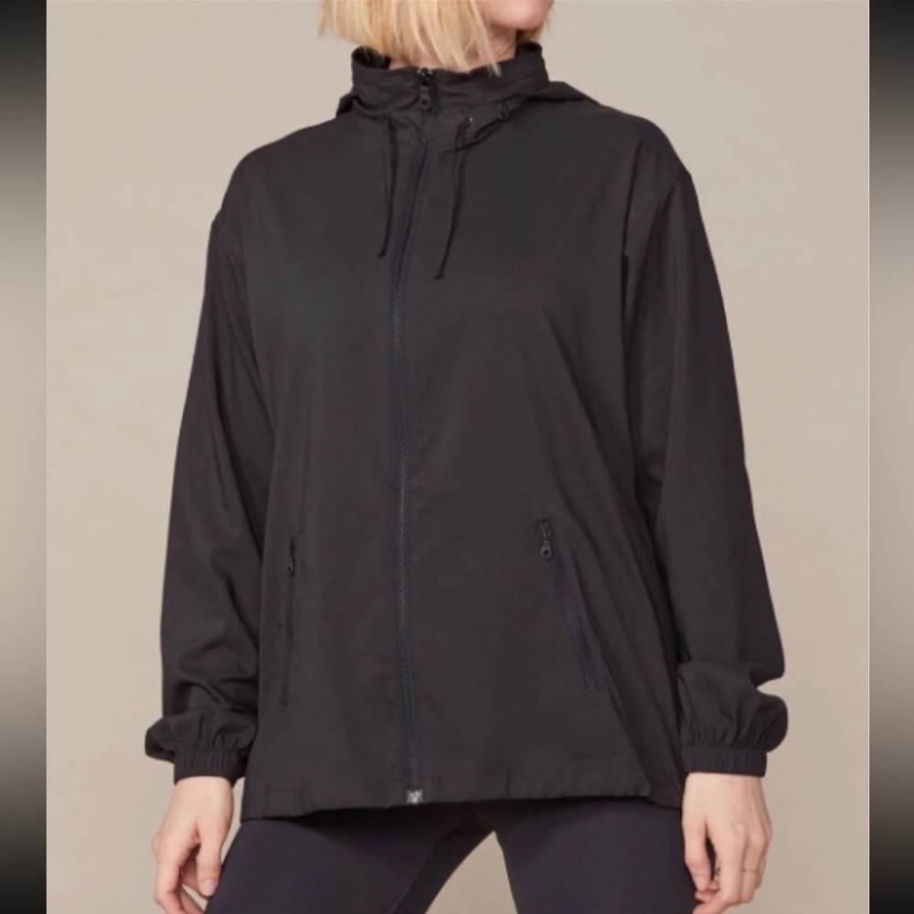 NWT Black Sideline Full-Zip Windbreaker